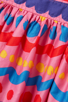 Stripe & Wave Print Dress